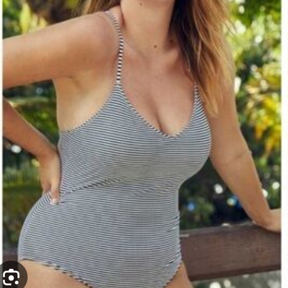 Aerie Monochrome One-Piece Swimsuit